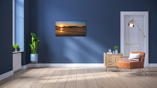 Beautiful beach sunset wall fine art